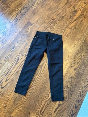 7 For All Mankind Men's Black Slim Jeans